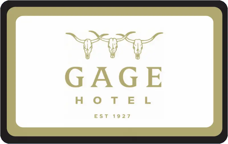 Gage Hotel Gift Card