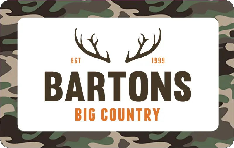 Bartons gift card